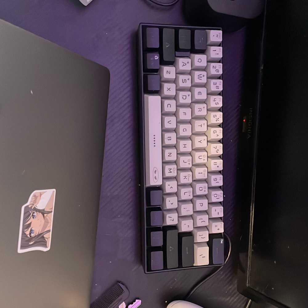 Multicolor keyboard (not wireless) works just fine for gaming and working